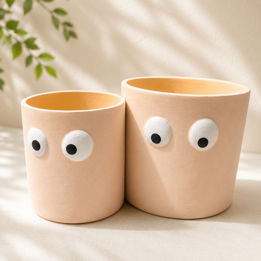 Peach Muse Face Planter Set of 2 - https://artecasa.in/