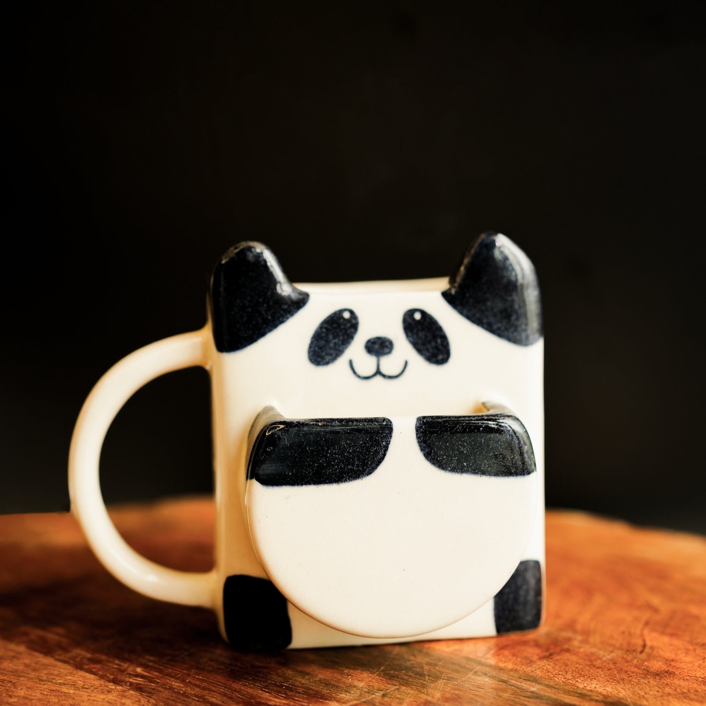 Panda biscuit pocket mug