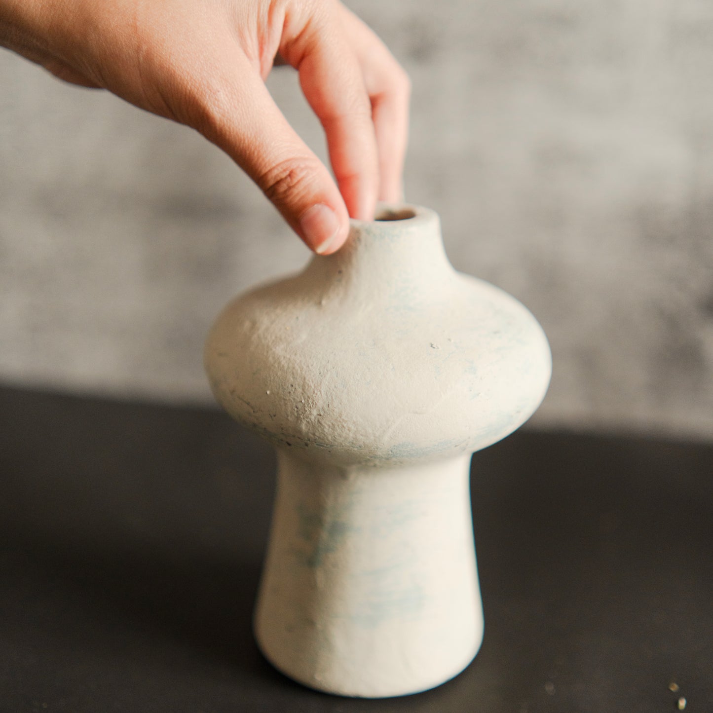 Indigo Whisper vase-Small