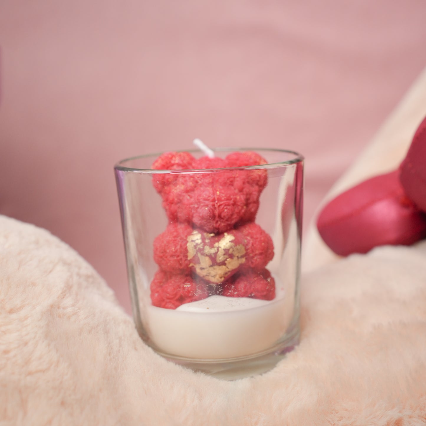 LoveBug Teddy Candle – Cute Teddy Valentine Candle | Artecasa