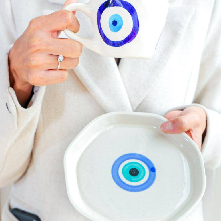 Good Vibes Brew Cup & Saucer - https://artecasa.in/
