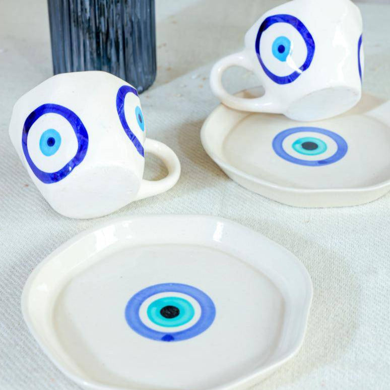 Good Vibes Brew Cup & Saucer - https://artecasa.in/