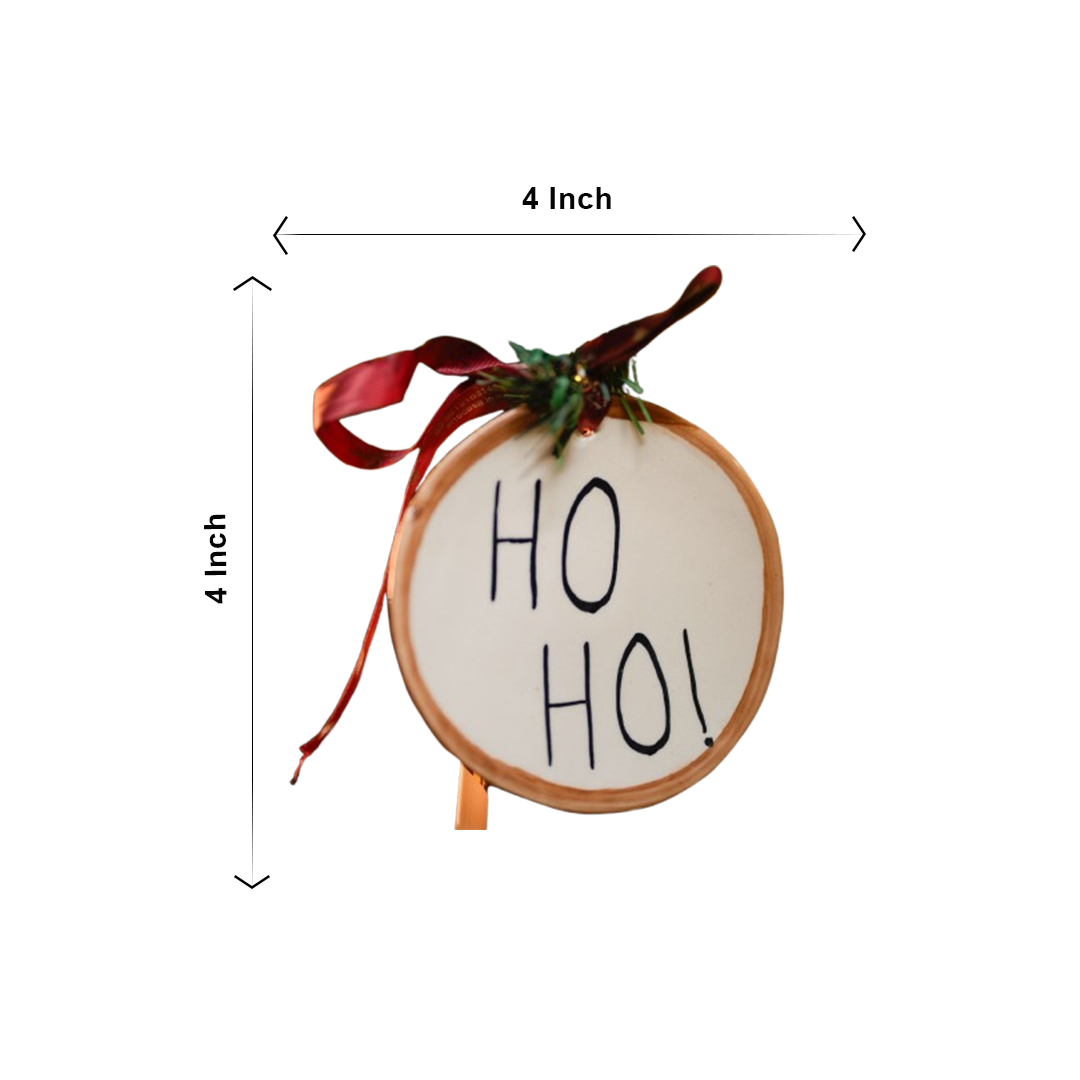 Ho Ho Ho Festive Ornament