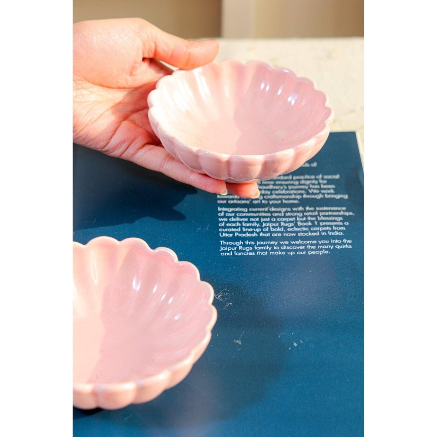 Dessert Bowl set of 2 -Pink - https://artecasa.in/