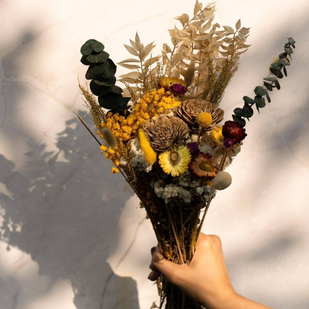 Timeless Petal Dried Flower Bouquet | Vase Décor | ArteCasa
 – https://artecasa.in/