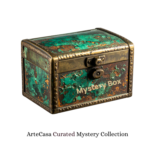 ArteCasa Mini Mystery Box featuring aesthetic vases, dried flowers and decorative candle holders