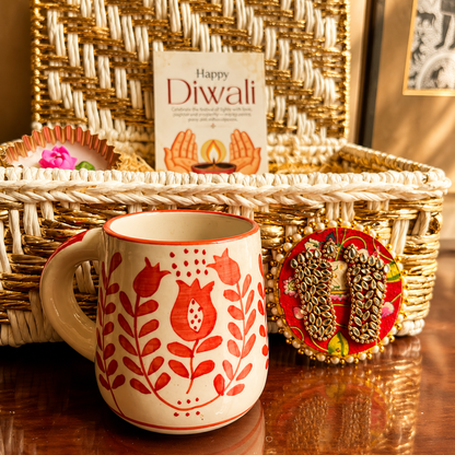 Ruby Sip Tumbler & Mug Gift Basket – Premium Diwali Gift Hamper