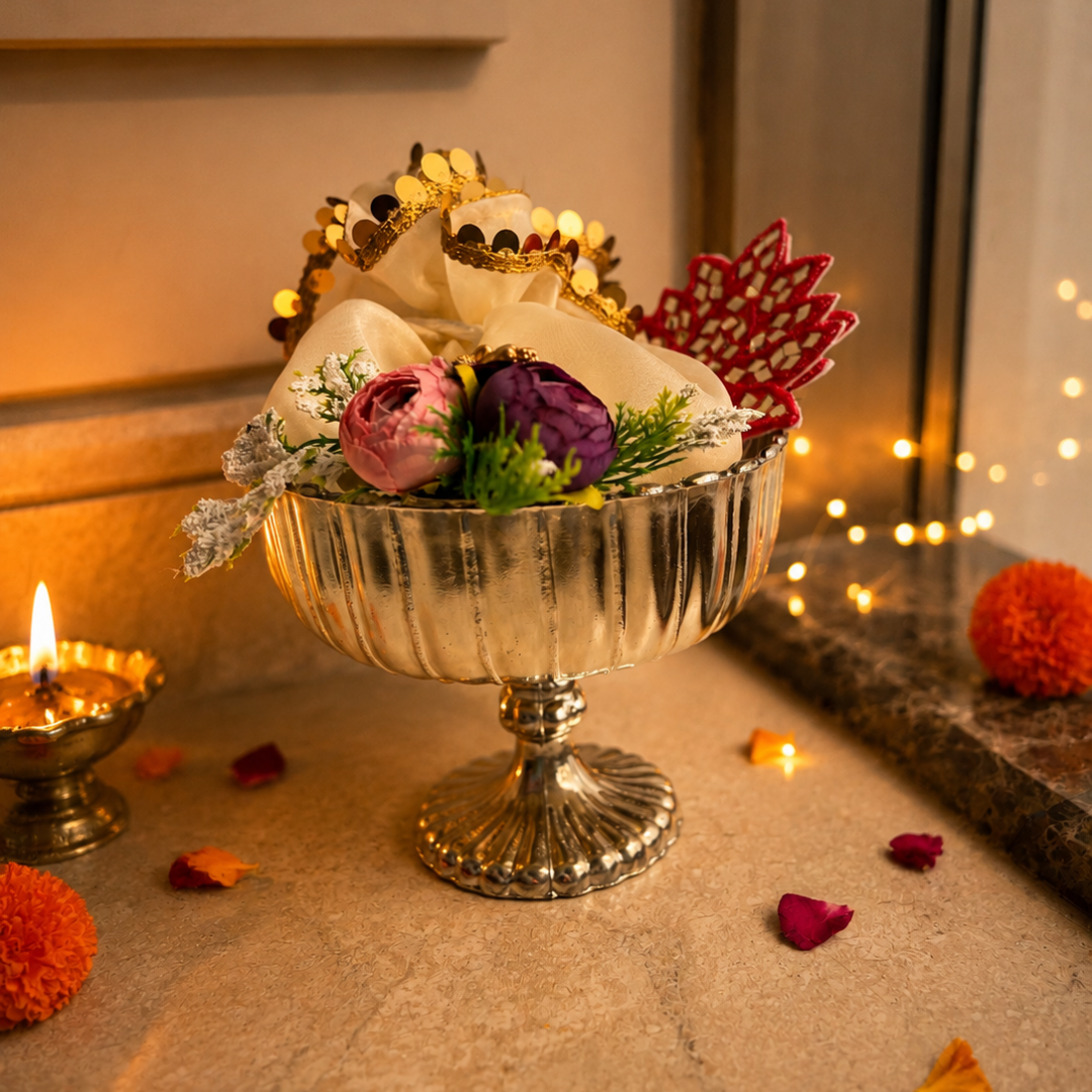 Silver Shagun Urli Diwali Gift Hamper – Traditional Festive Gift