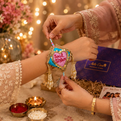 Artecasa Soul Sister Rakhi Hamper | Premium Raksha Bandhan Gift Hamper