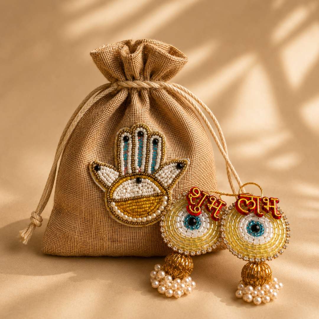 Swarn Utsav White & Gold Festive Gift Basket