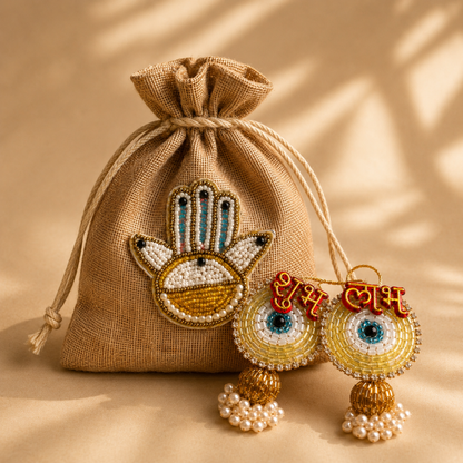 Swarn Utsav White & Gold Festive Gift Basket