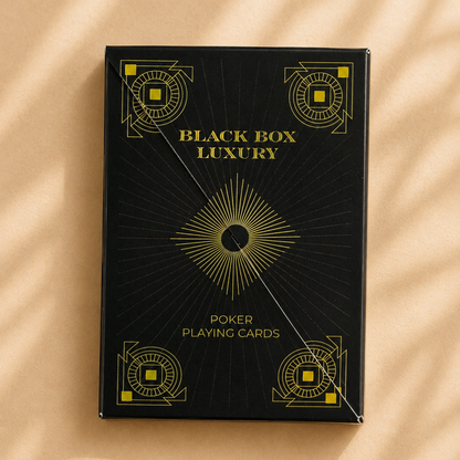 Midnight Royale Playing Cards Gift Box | Diwali Gift Hamper with Matka Candle
