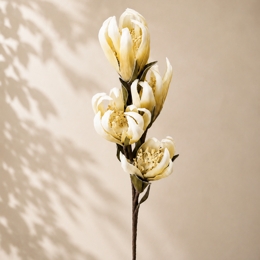 Sunlit Champaca Magnolia Artificial Flower | Diwali Décor