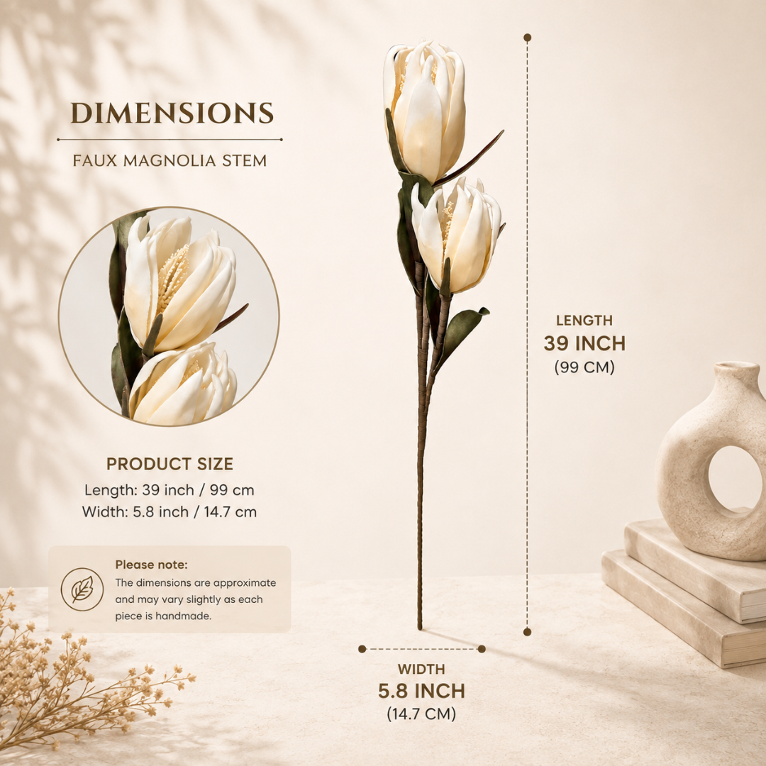 Sunlit Champaca Magnolia Artificial Flower | Diwali Décor