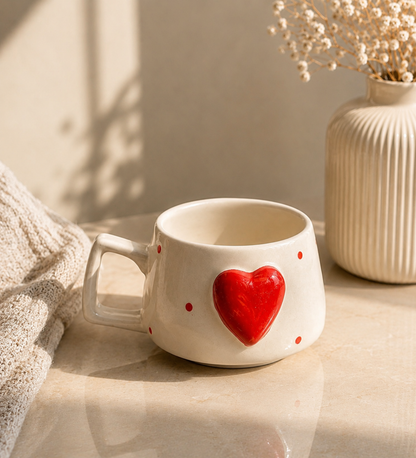 Green Aura Festive Mug Gift Box | Mug & Urli Soy Wax Candle