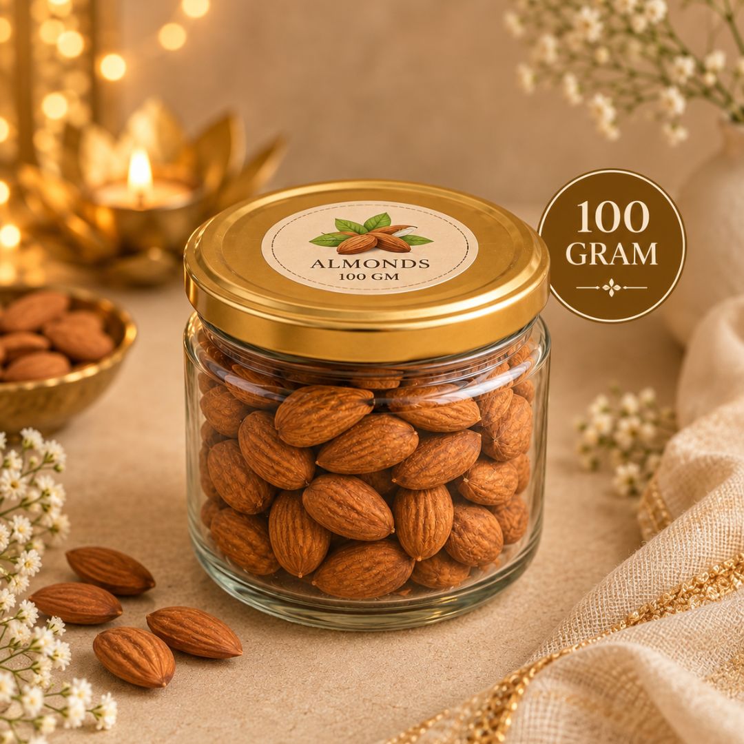Handcrafted Red & Gold Diwali Gift Hamper Basket with Lid