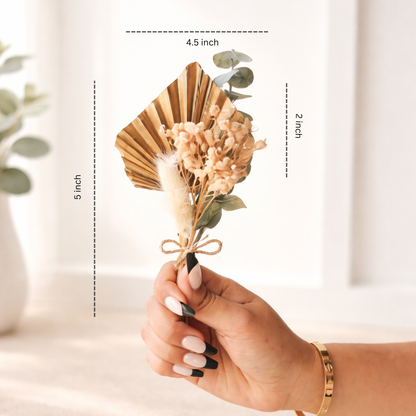 Earth Essence Vase with Dried Flowers | Elegant Home Décor