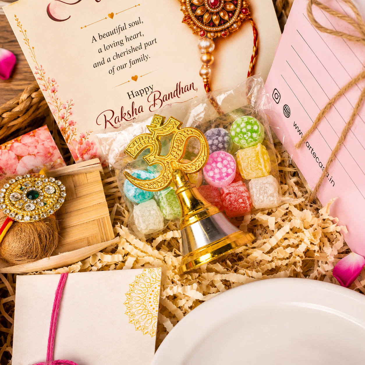 Pooja Loving Bhabhi Shubh Aashirwad Rakhi Hamper