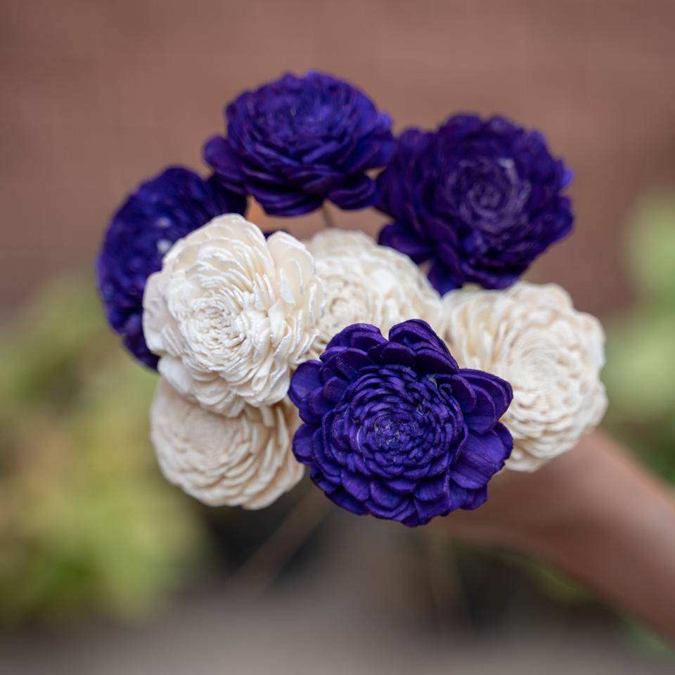 Sola Flower-Purple Combo - https://artecasa.in/