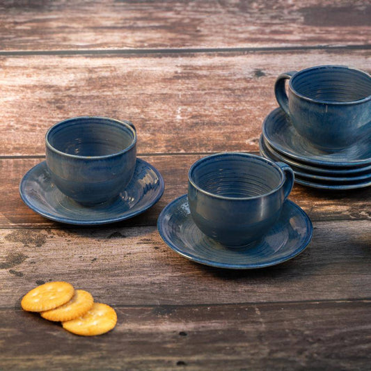 Sapphire serenity tea set - https://artecasa.in/