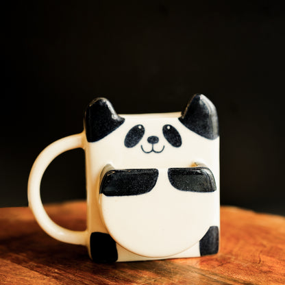 Panda biscuit pocket mug