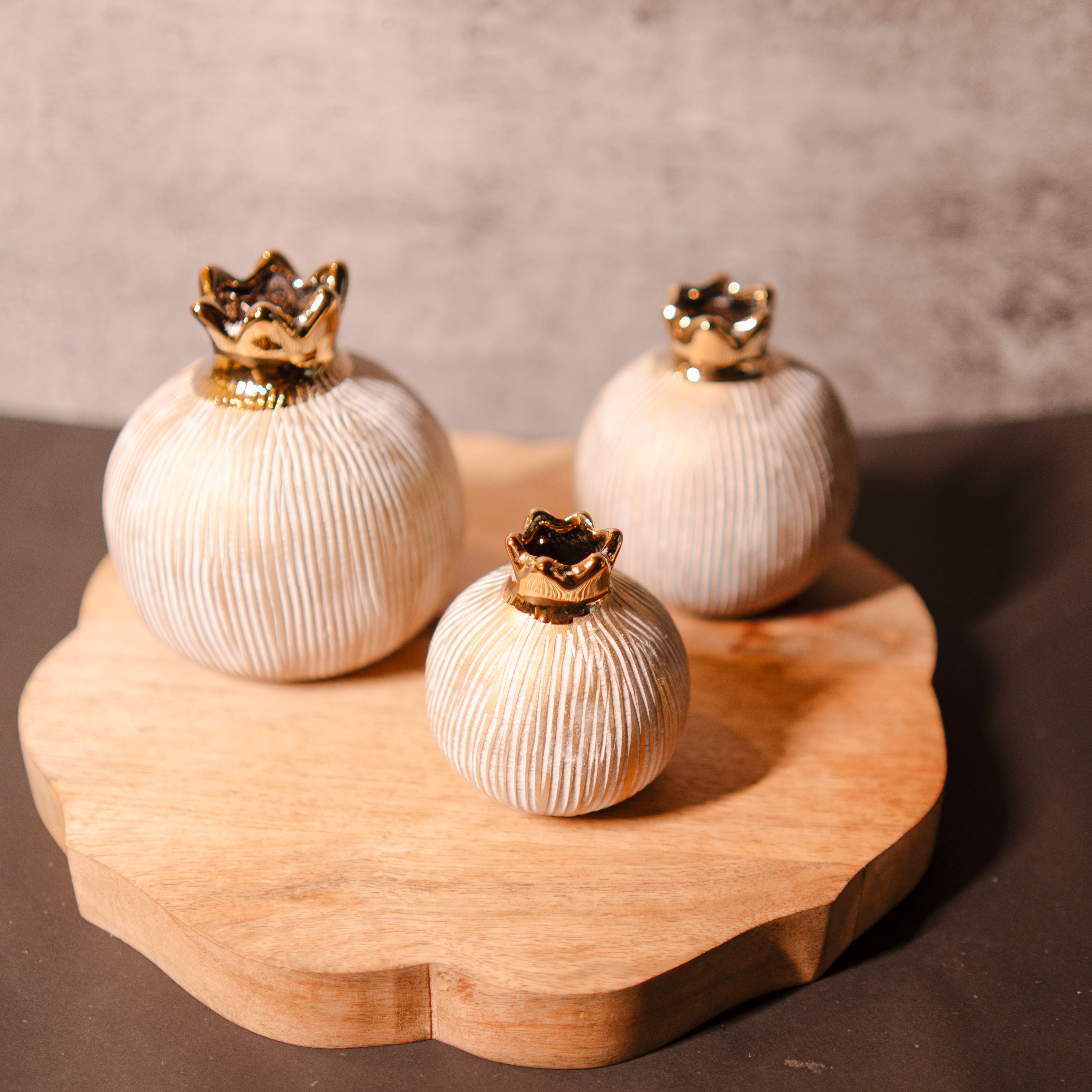 Pomegranate Jewel Vase set