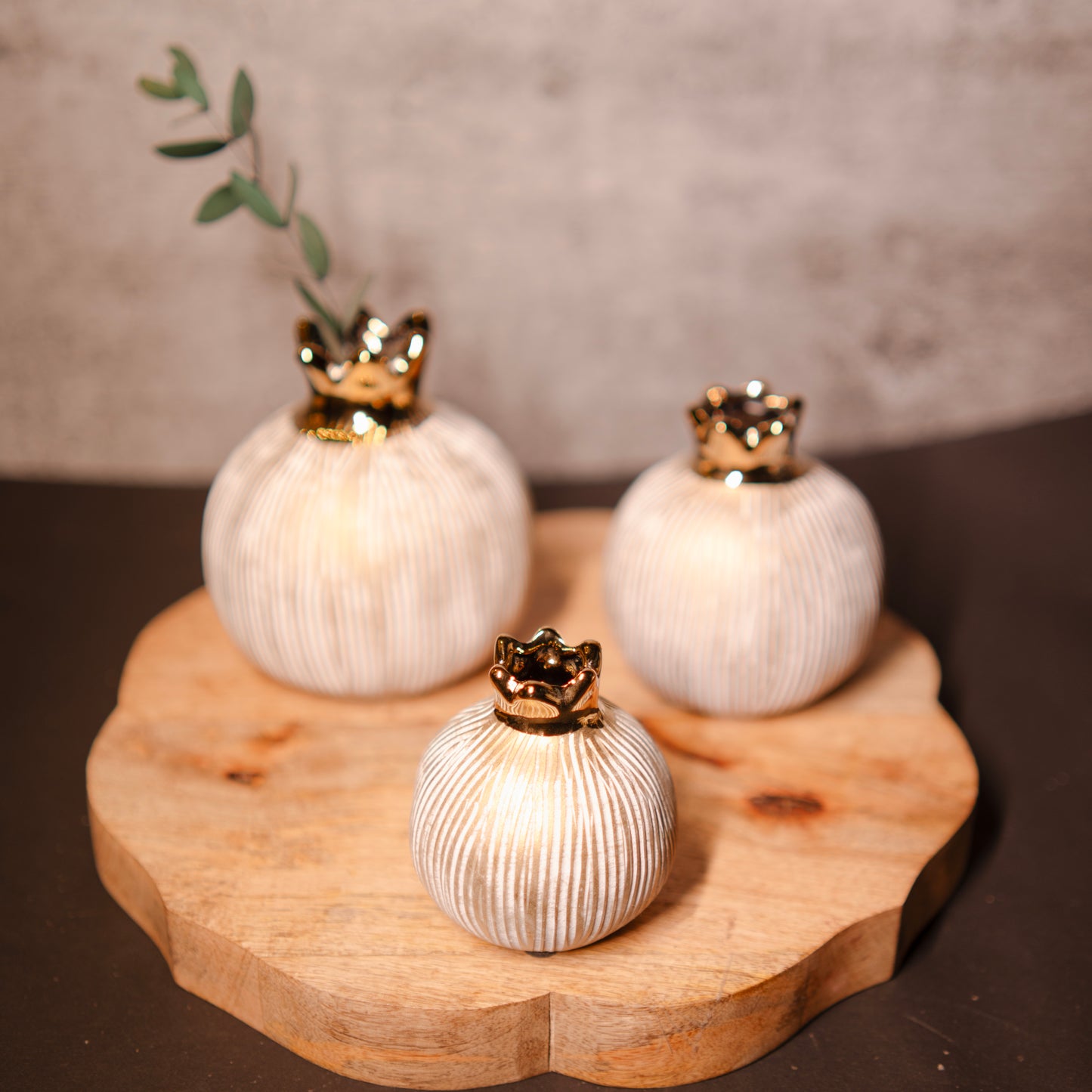 Pomegranate Jewel Vase set