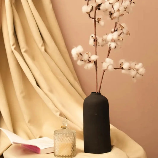 Lucid Black vase - https://artecasa.in/
