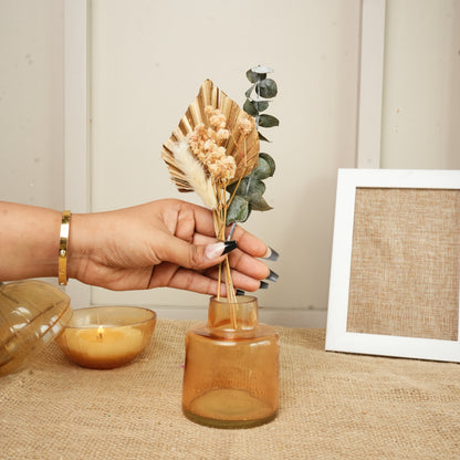 Earth Essence Vase with Dried Flowers | Elegant Home Décor