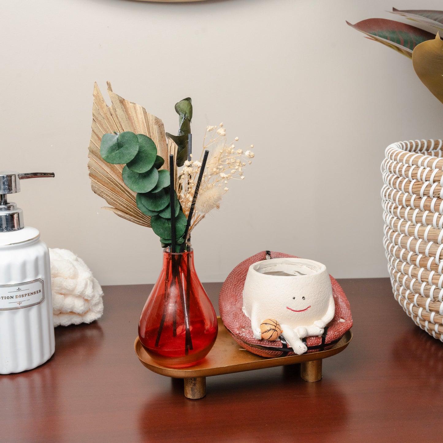 Terra Bloom Garden Reed Diffuser Set | Home Fragrance with Dried Flowers