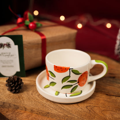 Citrus Delight Cup & Saucer Set