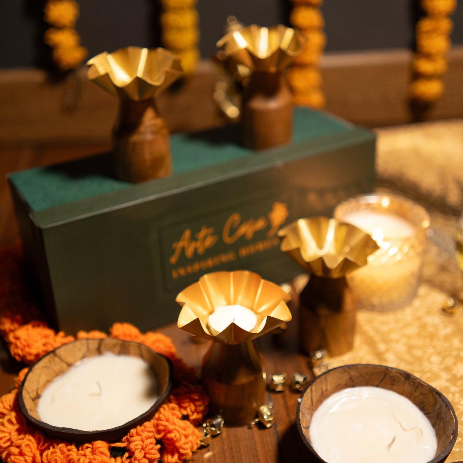 Rustic charm diwali gift box - https://artecasa.in/