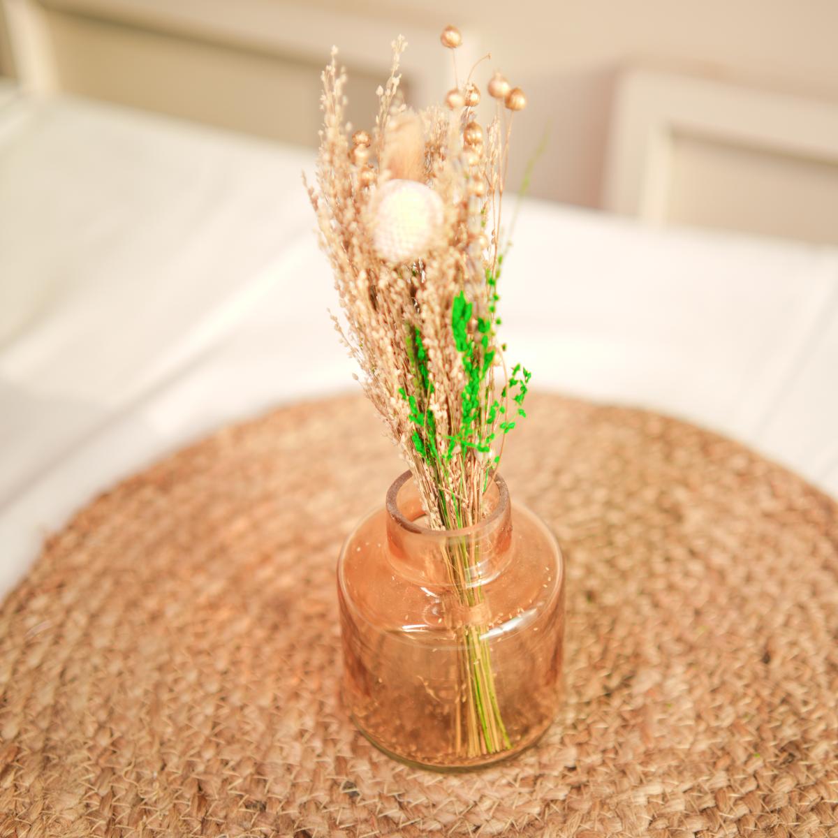 Woodland vase with bunch