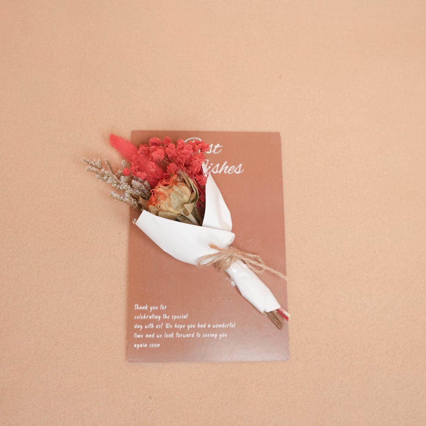 Everlasting Flowers Greeting Card Set of 5 | Dried Flower Greeting Cards - https://artecasa.in/