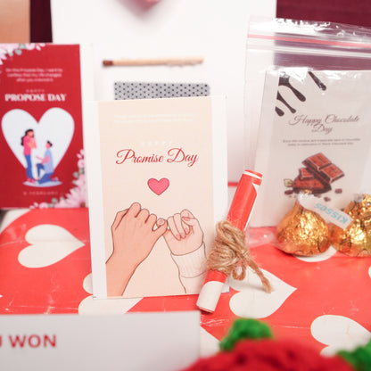 Perfect Valentine Gift Box – 7 Days of Love Hamper (Set of 8) | ArteCasa