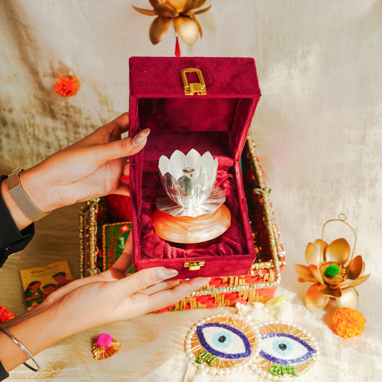 Crimson celebration diwali hamper