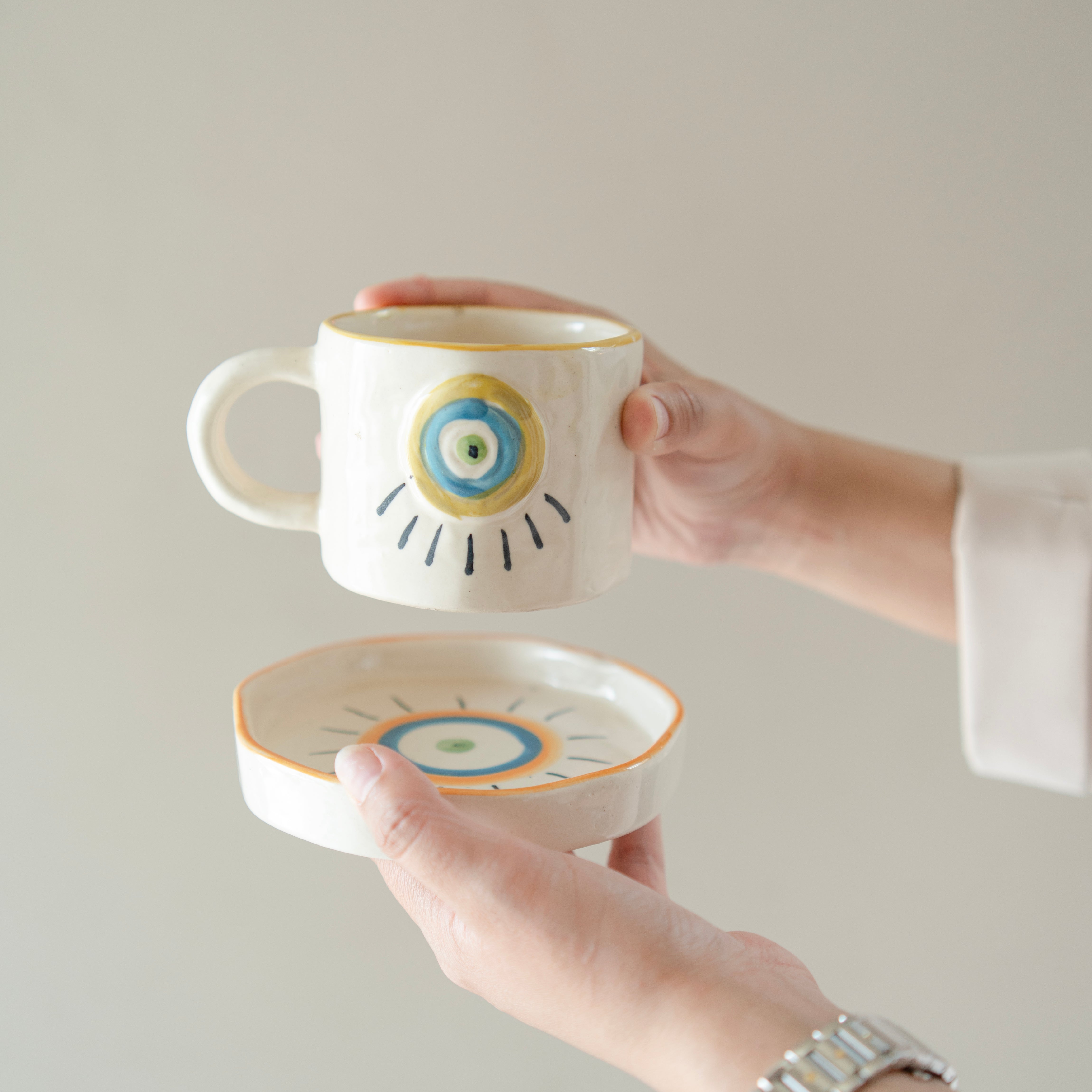 Eye of Protection cup saucer