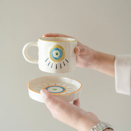 Eye of Protection cup saucer