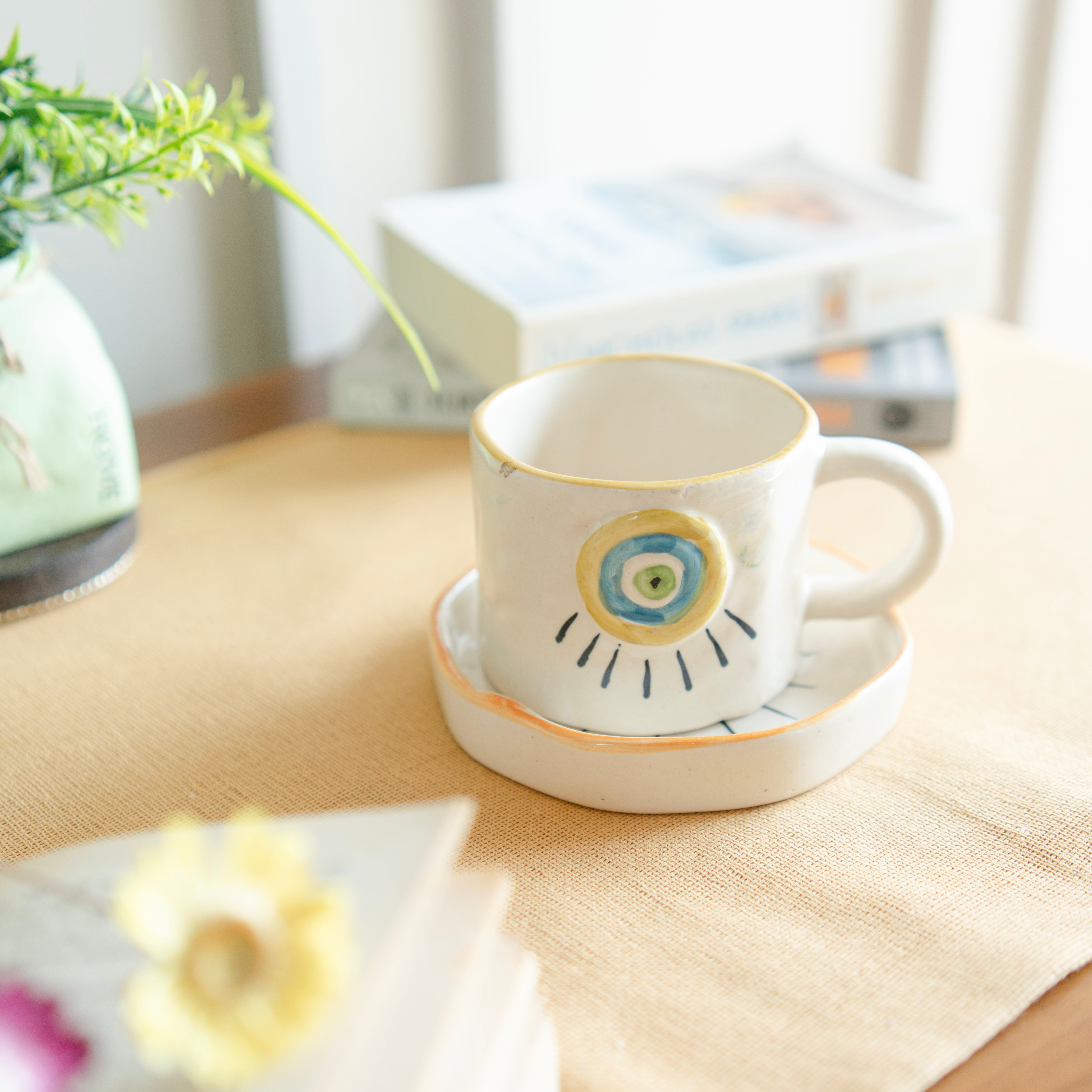 Eye of Protection cup saucer
