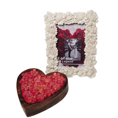 White Artisan Frame – Handcrafted Ceramic Photo Frame | Artecasa