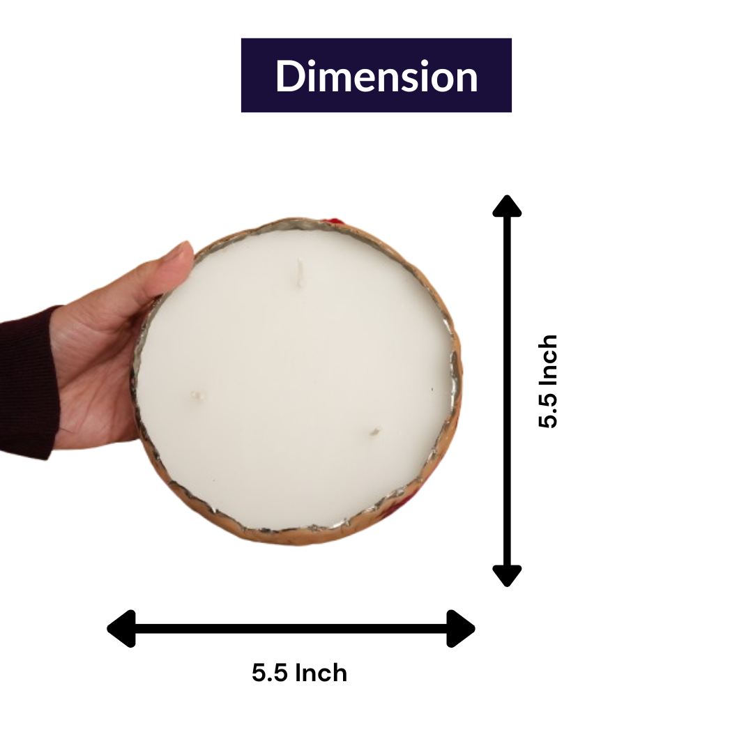 chandi urli silver candle festive home decor by artecasa