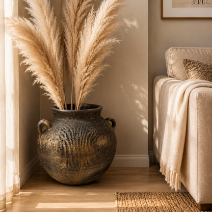 Noir Gold Heritage Matka Vase
