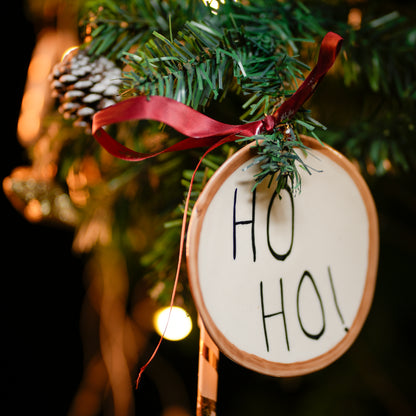 Ho Ho Ho Festive Ornament