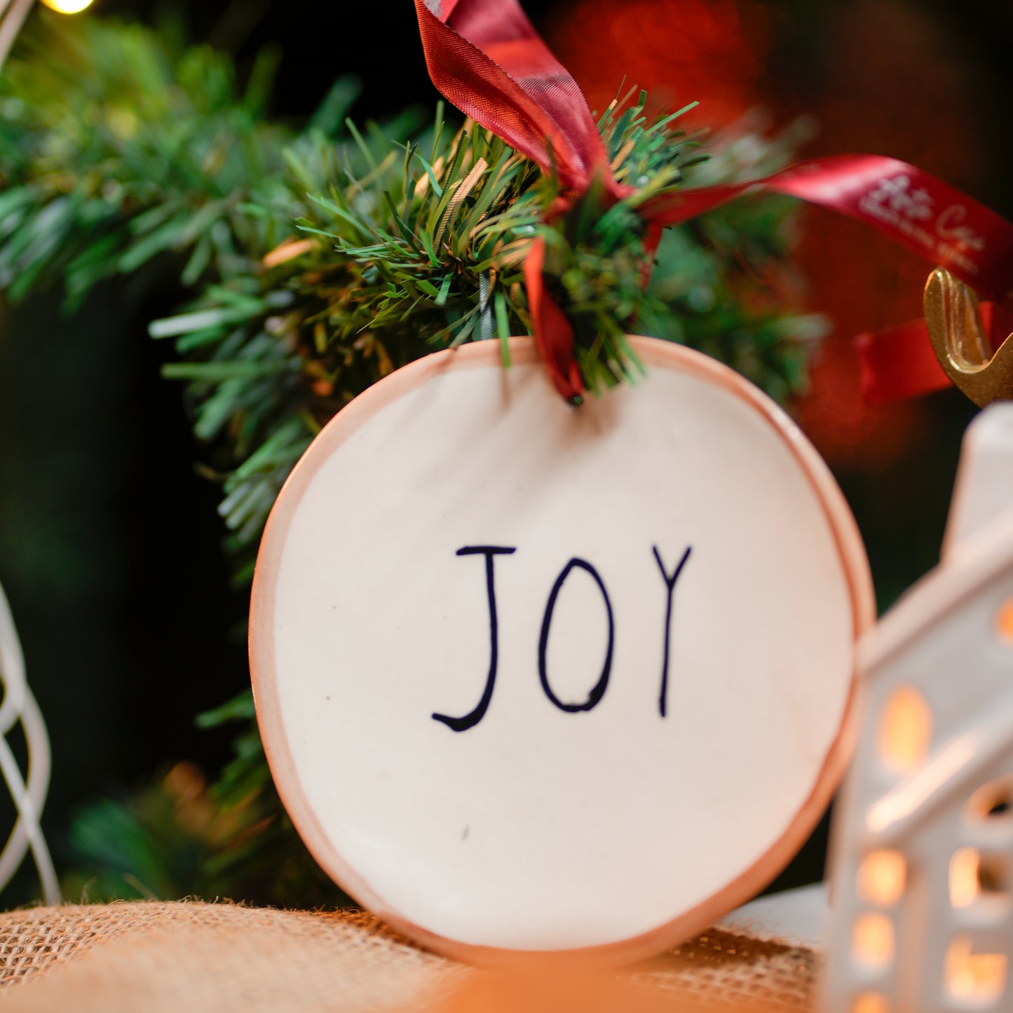 Joy festive ornament