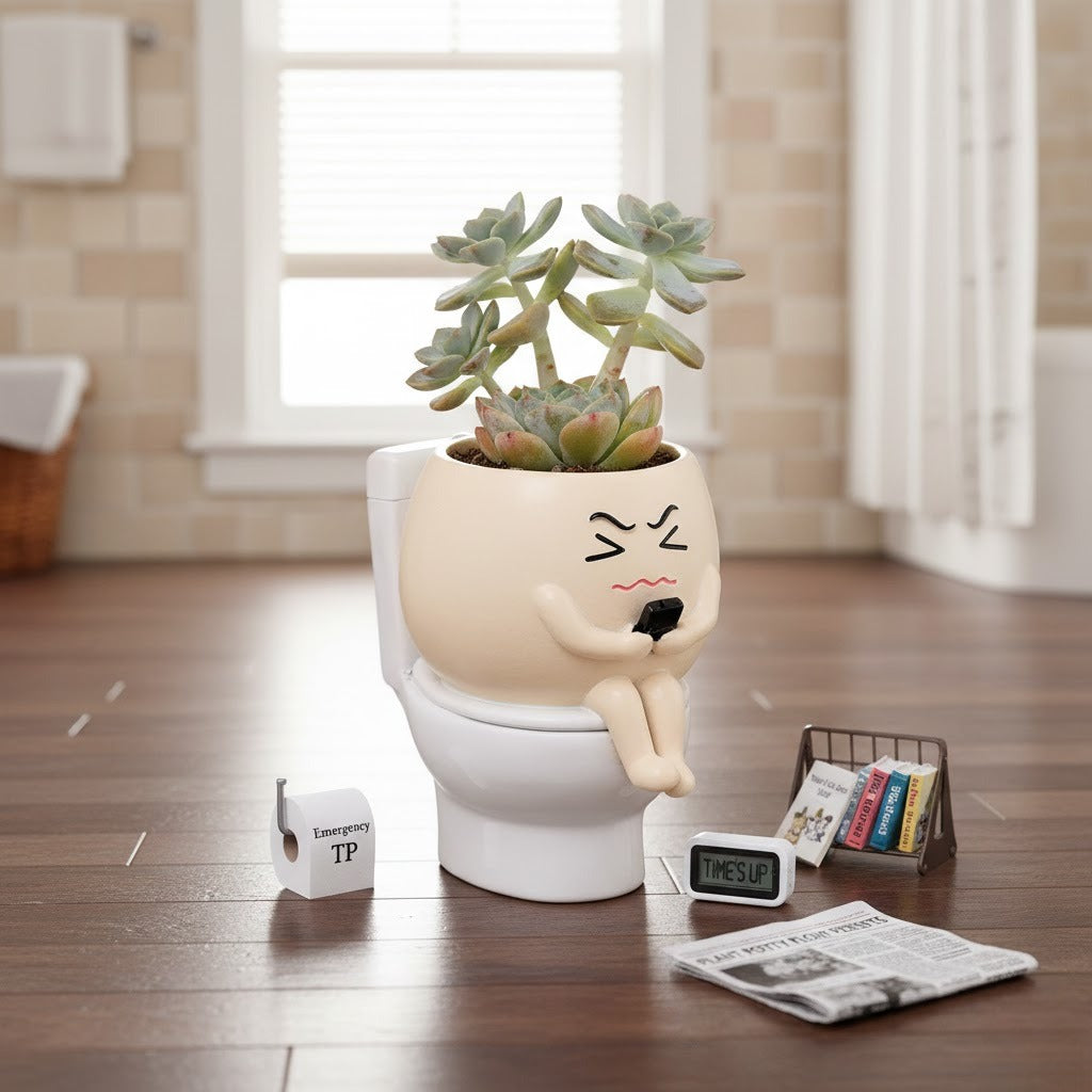 Pee-Wee Garden Seat Planter – Quirky Garden & Home Décor | ArteCasa - https://artecasa.in/