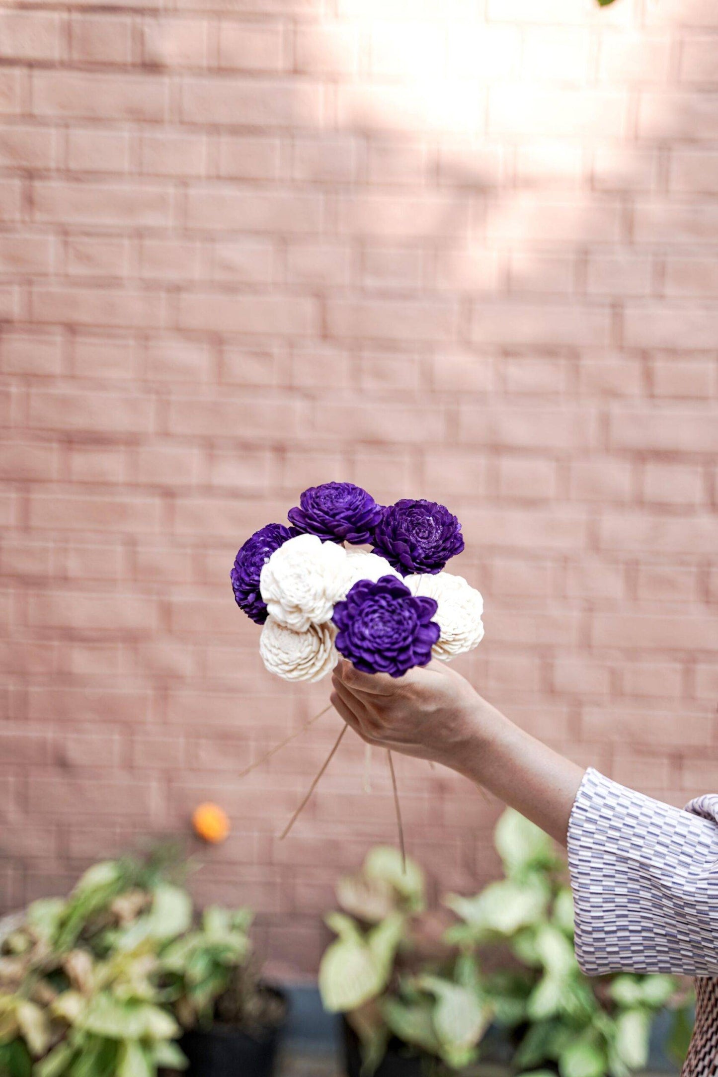 Sola Flower-Purple Combo - https://artecasa.in/