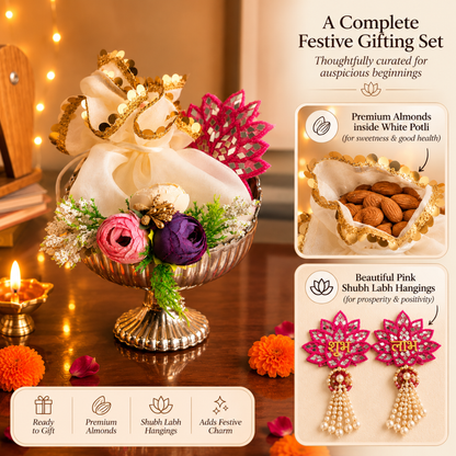 Silver Shagun Urli Diwali Gift Hamper – Traditional Festive Gift