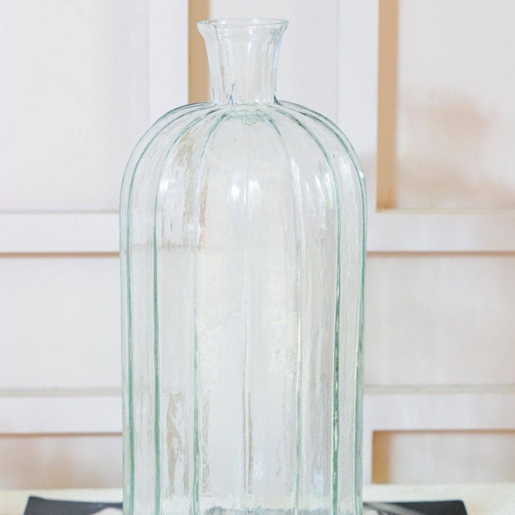 Glass horizontal vase