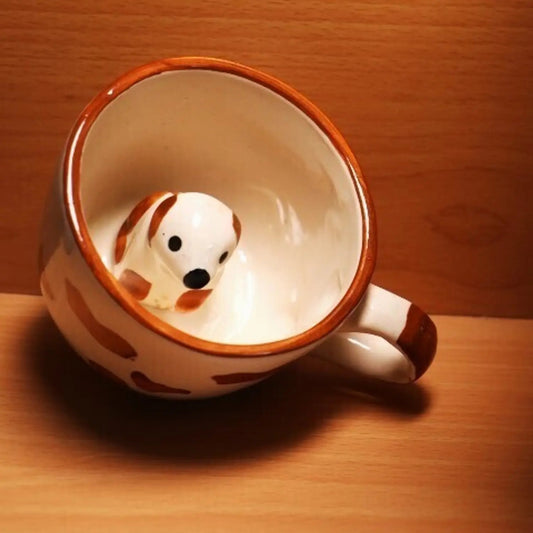 Doggo Mug | Cute Dog Ceramic Mug | Aesthetic Coffee Cup - https://artecasa.in/