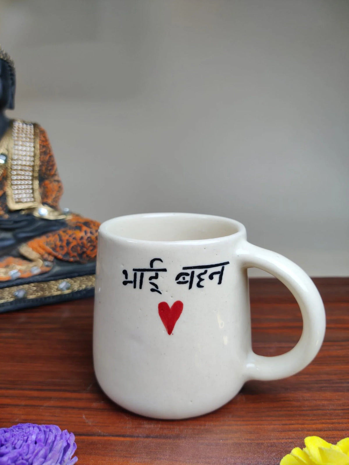 Bhai Behan Ceramic Coffee Mug | Premium Tea & Coffee Mug | Sibling Gift | 300ml